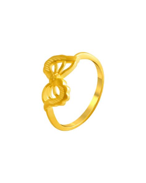 Buy Yellow Gold Rings for Women by Chandra Jewellers Online