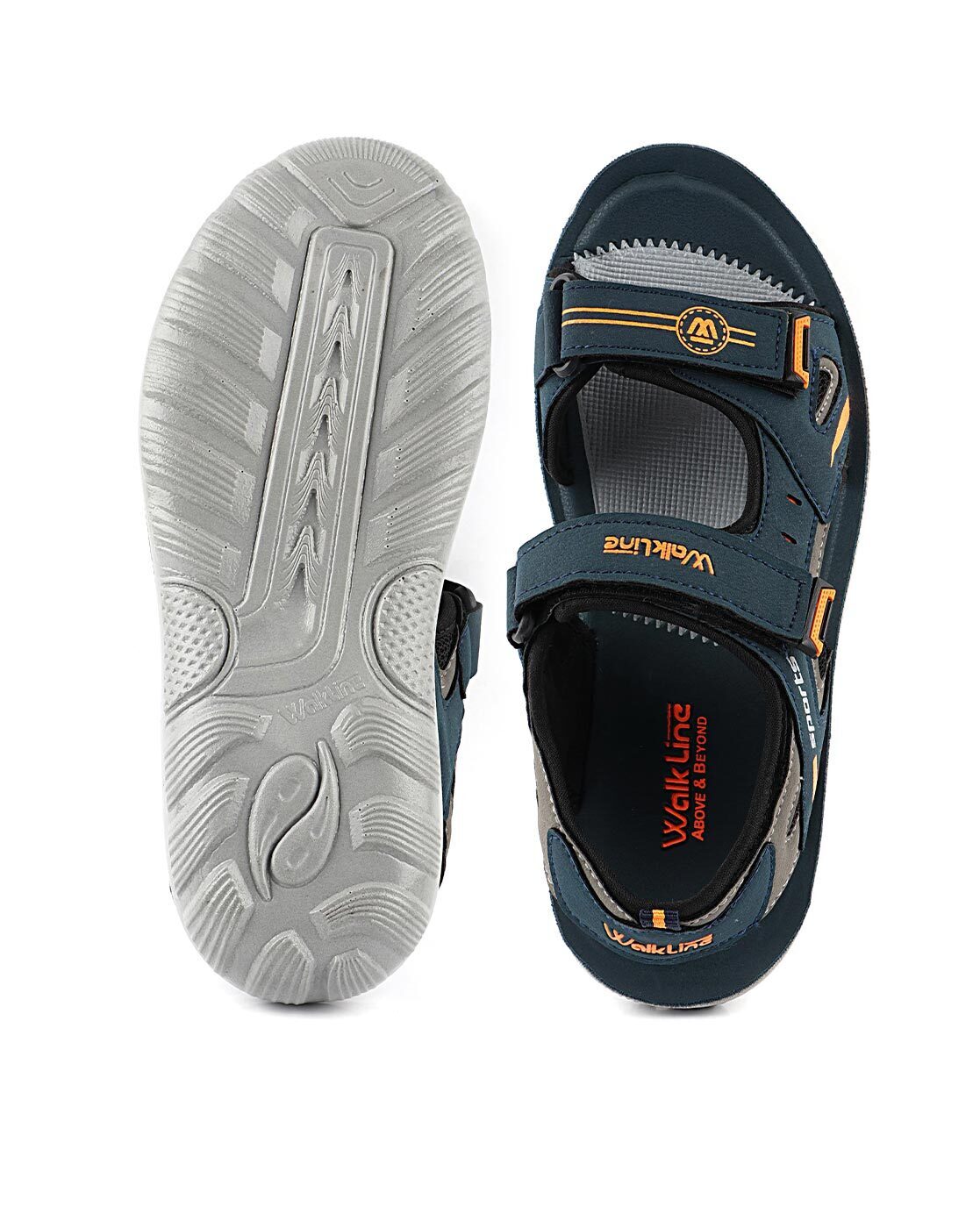 Buy Dark Blue Sandals for Men by WALKLINE Online Ajio