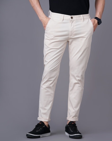 Buy British Club Men Khaki Regular Fit Solid Regular Trousers  Trousers  for Men 6405370  Myntra