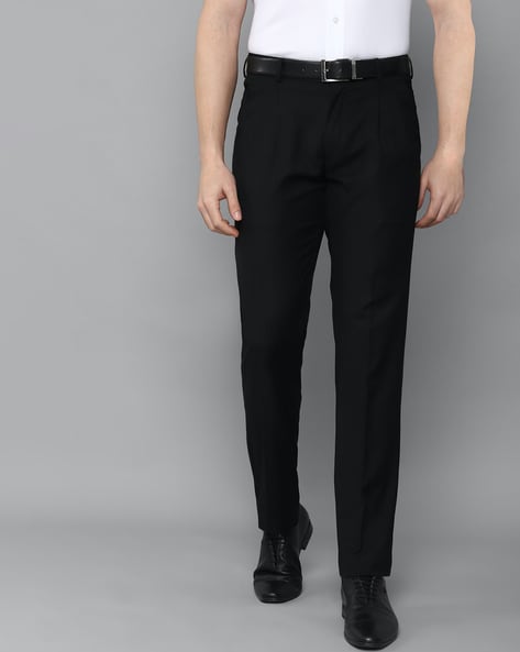 Buy Louis Philippe Grey Regular Fit Trousers for Mens Online  Tata CLiQ