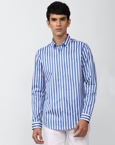 Buy Blue Shirts for Men by SIMON CARTER Online 