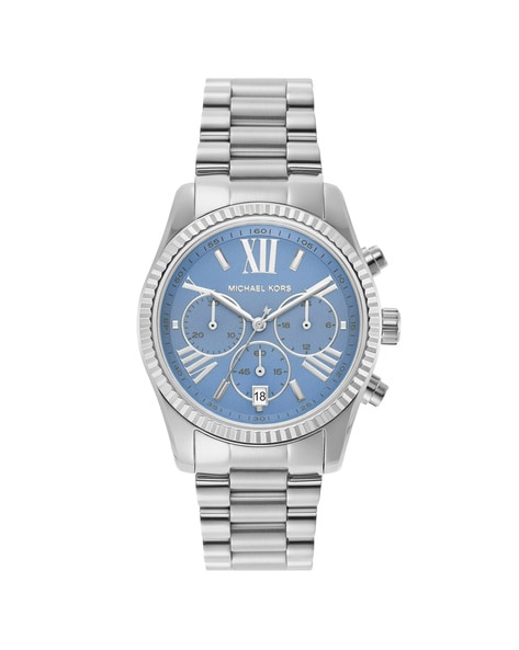 Buy Michael Kors MK7215 Chronograph Watch with Metallic Strap | Blue Color  Women | AJIO LUXE