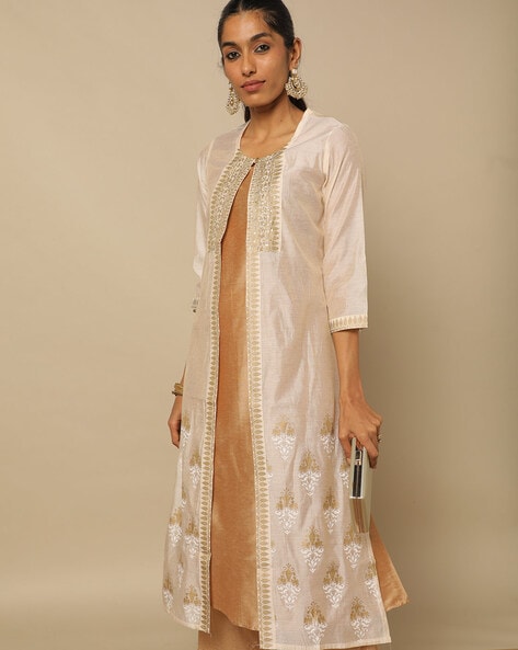 Jacket hotsell kurta online