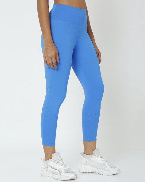 SILVERTRAQ Blue Logo Print Leggings