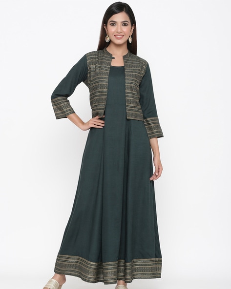 Buy Green Dresses & Gowns for Women by KIPEK Online