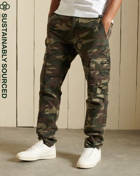 Mens Cotton Casual Military Army Cargo Camo Combat Work Pants With 8  Pocket