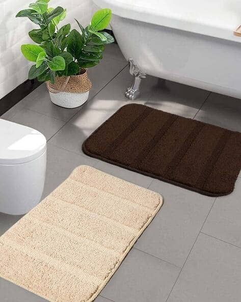 Saral Home Pack of 2 Anti-Skid Bathmats