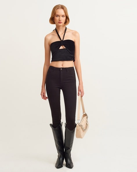 Buy Black Tops for Women by Oxxo Online