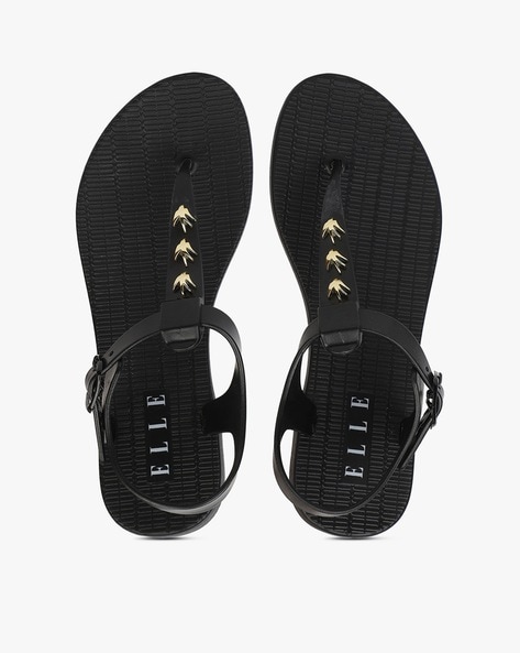 Black thong sandals | Thong sandals, Sandals, Thong