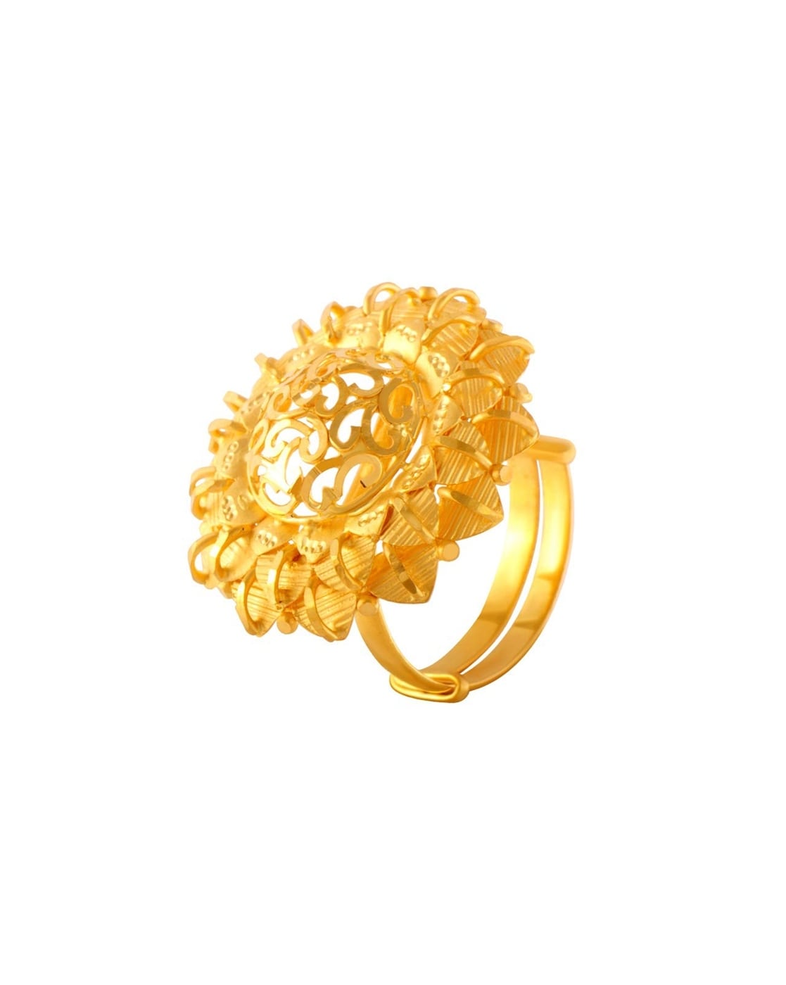 P.C. Chandra Jewellers - A beautiful double finger ring for that diva in  you. Exclusively designed by P.C. CHANDRA JEWELLERS. Buy this design online  from the comfort of your home at www.pcchandraindiaonline.com #