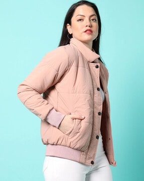 discount 67% WOMEN FASHION Jackets Fur Beige M NoName jacket 