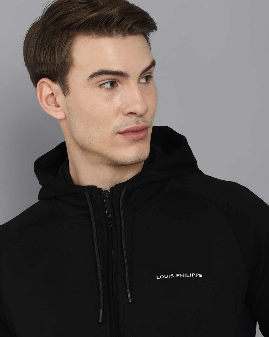 Buy Black Sweatshirt & Hoodies for Men by LOUIS PHILIPPE Online
