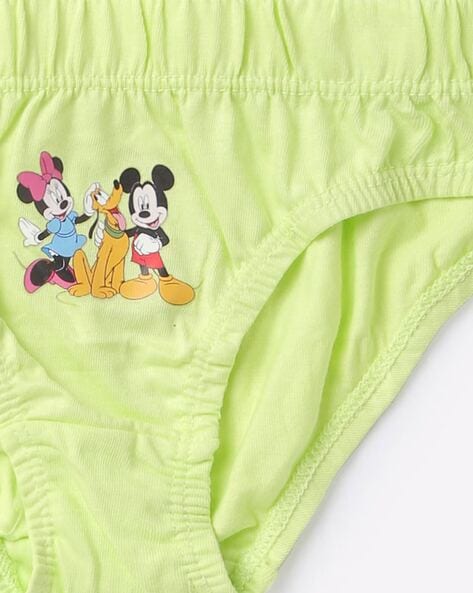 Pack of 3 Mickey Mouse Print Concealed Briefs