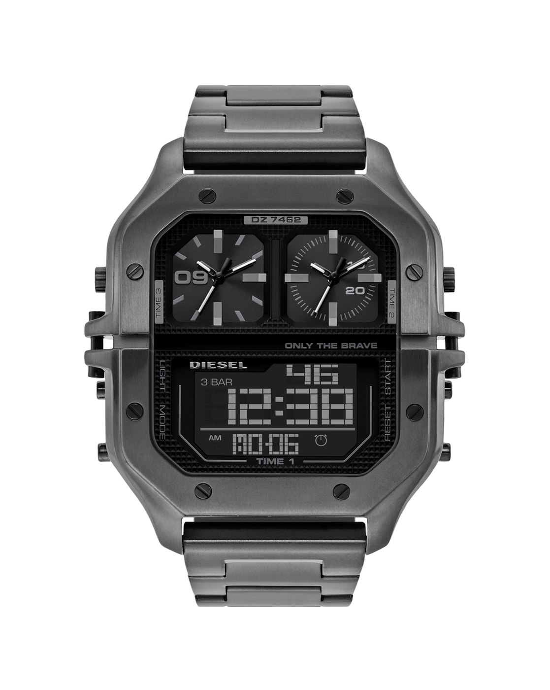 Buy Diesel Croco Digi Digital Positive Display Dial Men's Watch-DZ2155 at  Amazon.in