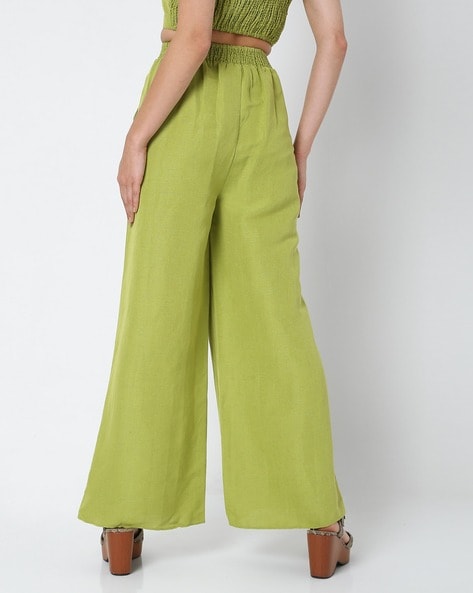 Buy Green Trousers & Pants for Women by Vero Moda Online