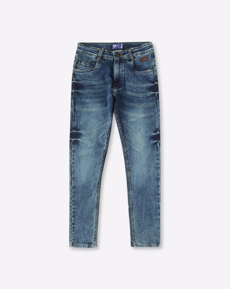 612 League Boys Mid-Wash Mid-Rise Jeans