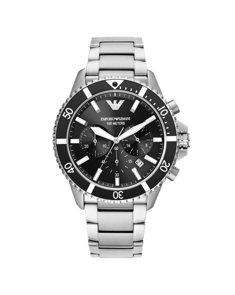 Buy EMPORIO ARMANI AR11360 Chronograph Watch with Metallic Strap