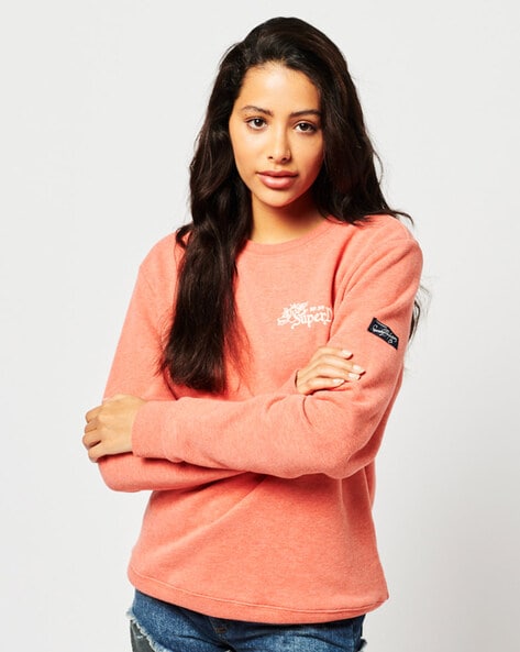 Buy Pink Sweatshirt & Hoodies for Women by SUPERDRY Online