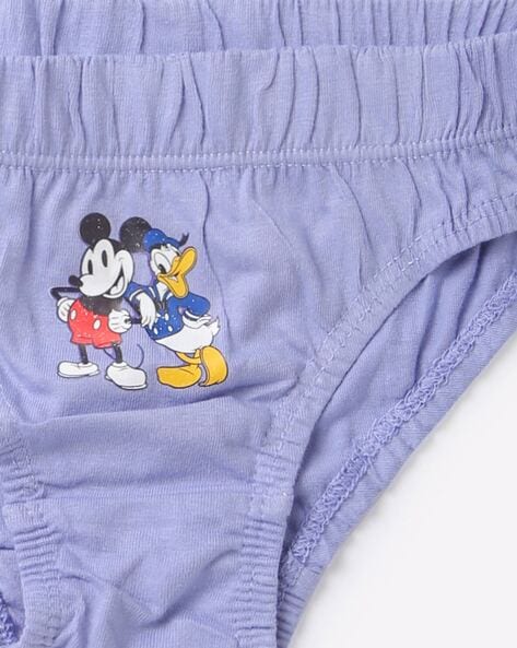 Buy Disney Mickey Mouse Print Briefs - Set of 3 Online