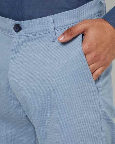 Buy Blue Trousers & Pants for Men by JOHN PLAYERS Online