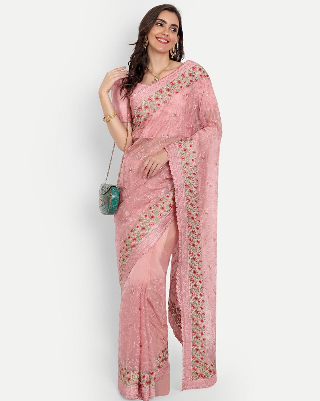 Buy Multi Sarees for Women by ROOTS4 CREATION Online | Ajio.com