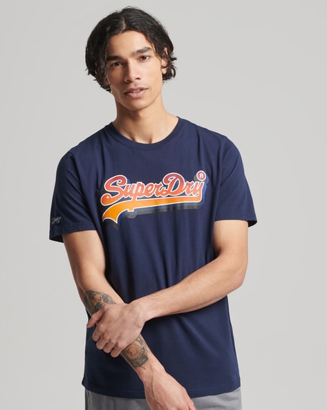 Vintage Men's T-Shirt - Navy - S