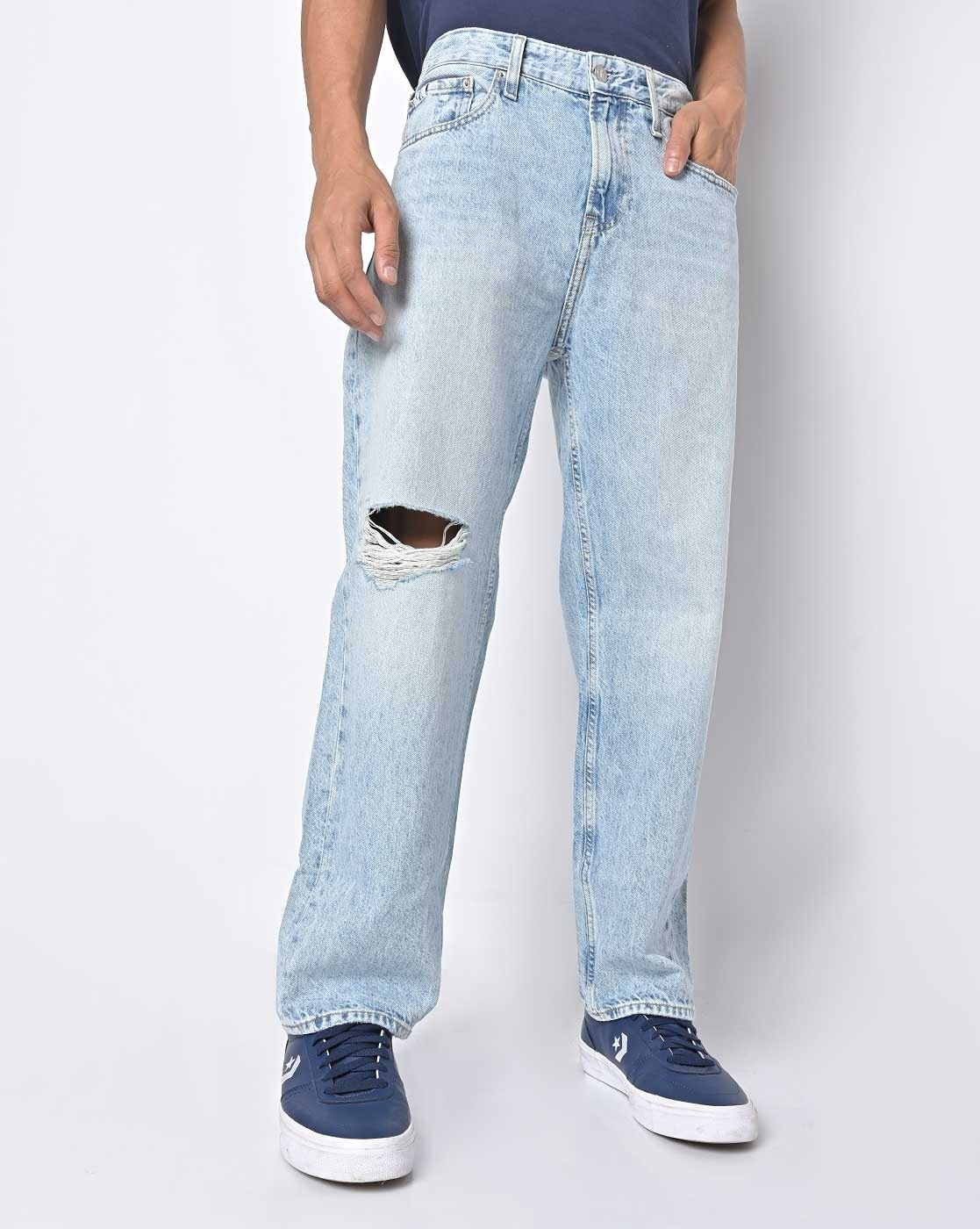 Buy Light Blue Jeans for Men by Calvin Klein Jeans Online 