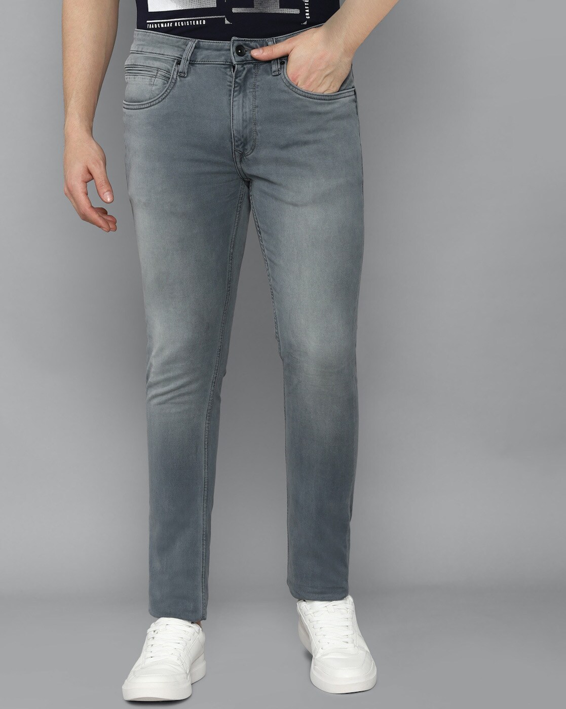 Buy Grey Jeans for Men by LOUIS PHILIPPE Online