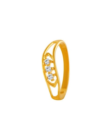 Best 18K Rose Gold Diamond Ladies Ring | PC Chandra Diamond Collection