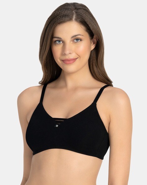 Clovia Cotton Padded Non-wired Solid T-shirt Bra at Rs 644, Cotton Bra