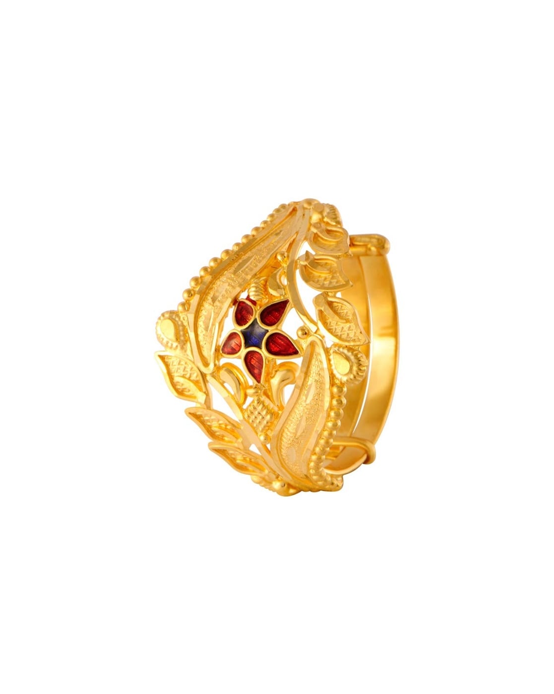 Ladies Gold Ring 22k at Rs 14100 | Ladies Gold Ring in Jaipur | ID:  23136816255