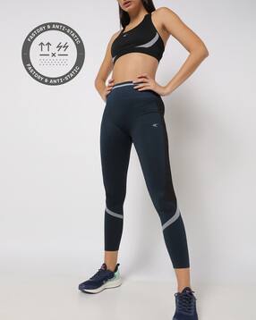 Ajio Tonal Block Leggings Gymshark Womens Skinny Fit Tracksuit Shop