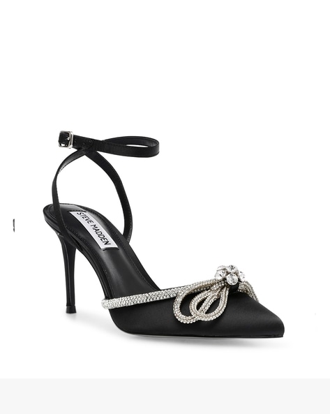 Heels & Wedges | Black Velvet Heels Shoes For Women 🖤 | Freeup