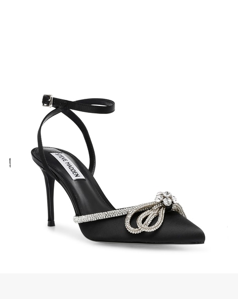 Buy Black Heeled Sandals for Women by STEVE MADDEN Online | Ajio.com