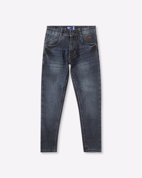 612 League Boys Mid-Wash Mid-Rise Jeans