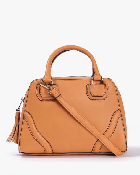 FIG Satchel Bag with Detachable Strap