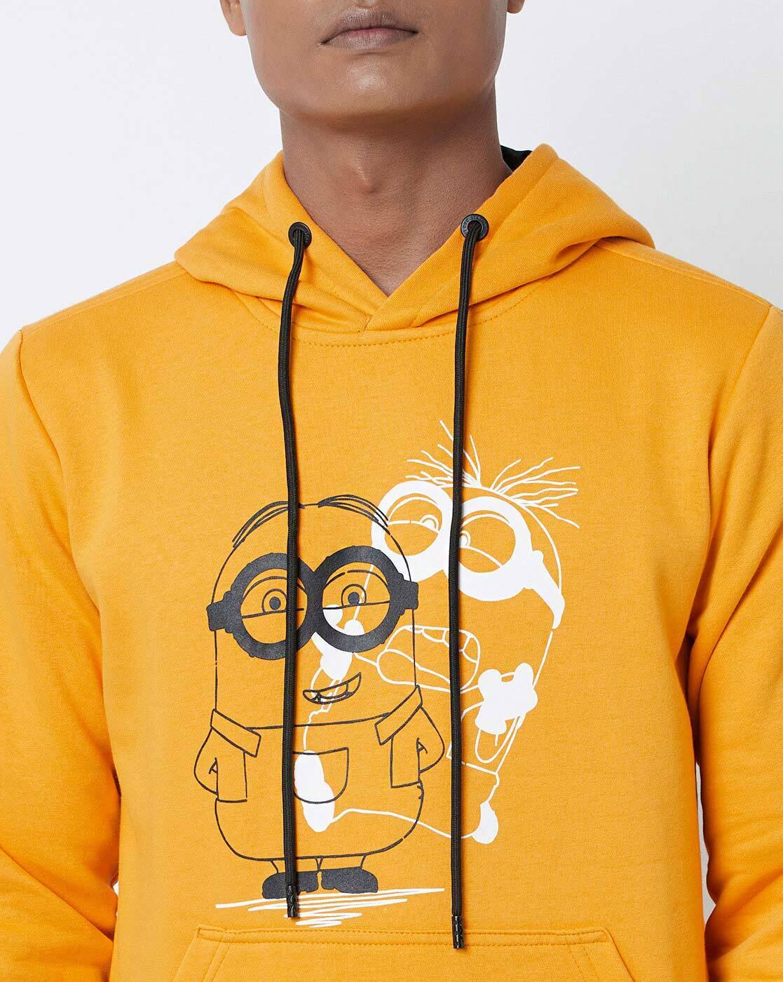 Buy Yellow Sweatshirt u0026 Hoodies for Men by STATUS QUO Online | Ajio.com