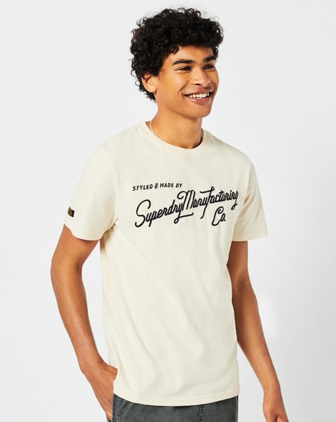 Jack & Jones Originals script logo t-shirt in white