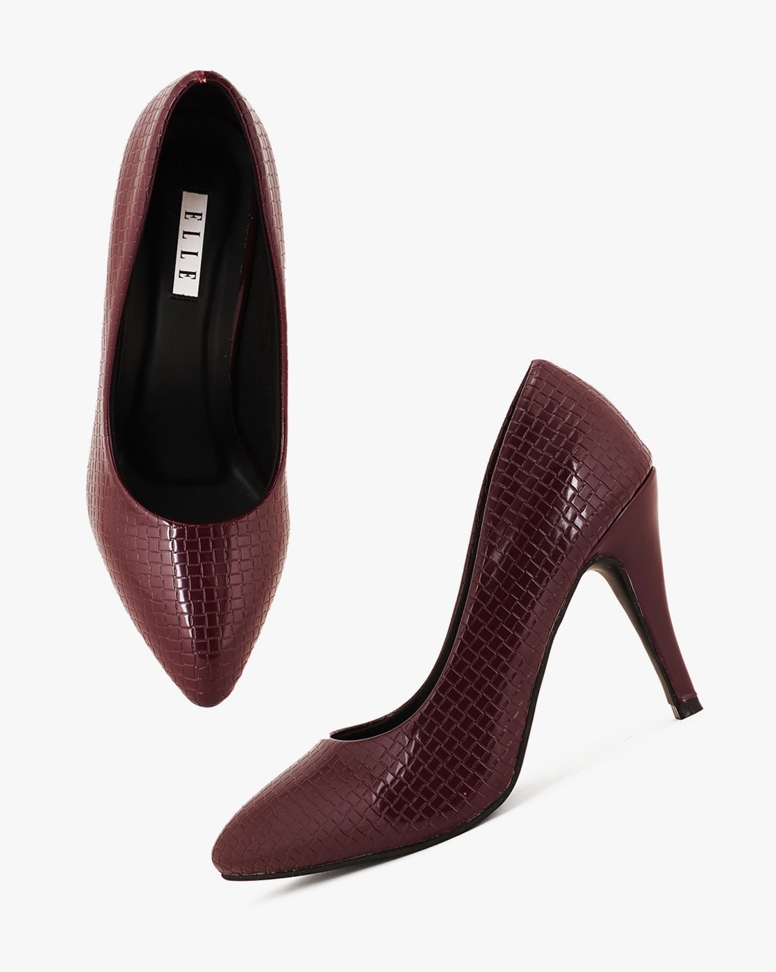 Buy Wine Heeled Shoes for Women by ELLE Online 