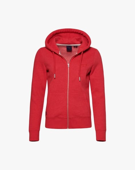 Urban Sweatshirts Superdry Pullover Damen Rot Vintage Logo