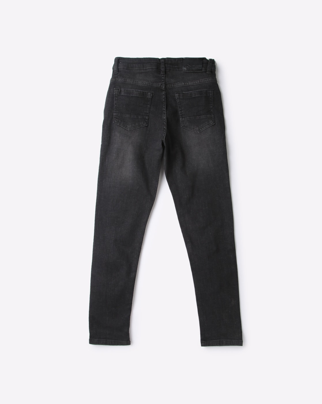 Plt Black Ripped 5 Pocket Skinny Jeans