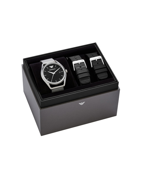 Armani Exchange Dress Watch Bracelet Gift Set | Dillard's | Luxury gifts  for men, Black stainless steel bracelet, Mens dress watches
