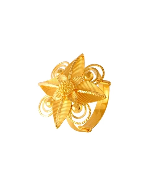 Plain Gold Ladies Ring – Sarafa Bazar India
