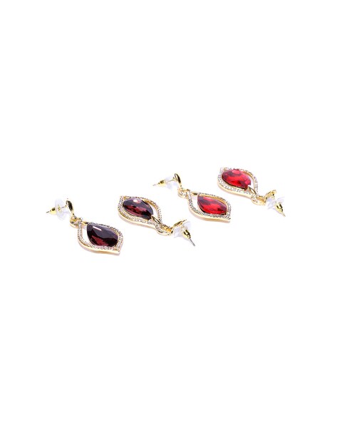 Carnelian dangle earrings , 925 Sterling Silver , Red Gemstone , Carne