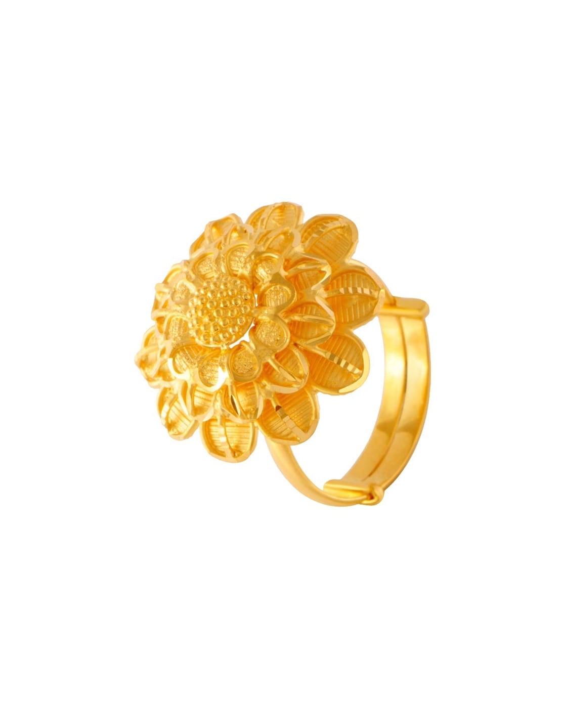 Enchanting Traditional Gold Mesh Ring-saigonsouth.com.vn