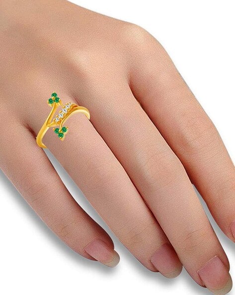 Trj Kolka Design Hallmark 22kt Gold Finger Ring For Ladies Approx Wgt:-  1.360 Gram With Purity Smart Card - 14, सोने की अंगूठी - Rajlaxmi  Jewellers, Kolkata | ID: 2852085450497