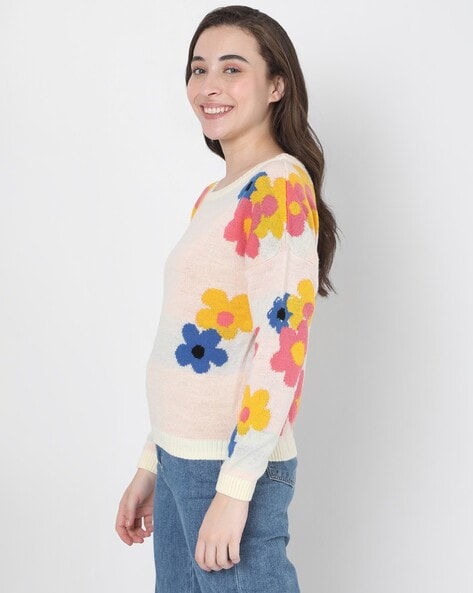 All Day Long Sweater, Flower Pop | Sanctuary – North & Main Clothing Company
