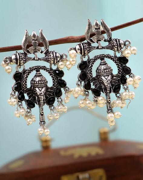 Ganesh earrings hot sale