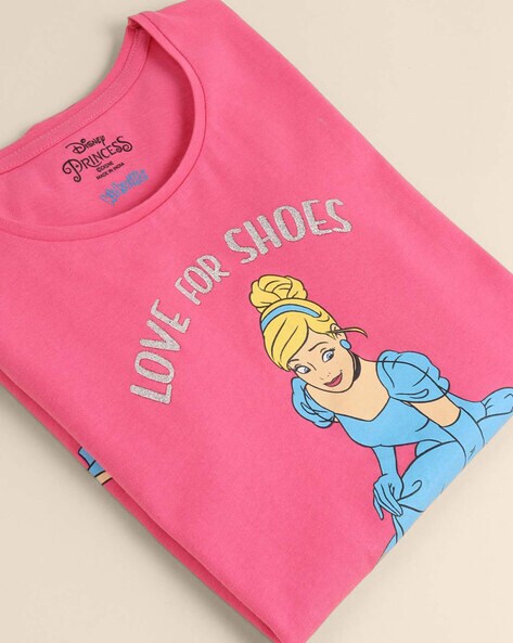 Buy Pink Tshirts for Girls by KIDSVILLE Online