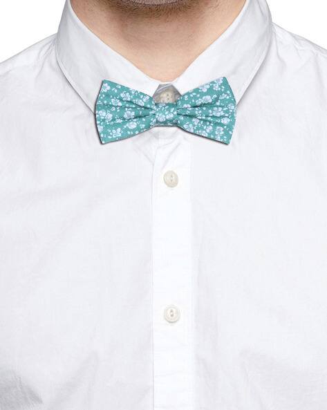 white shirt green tie